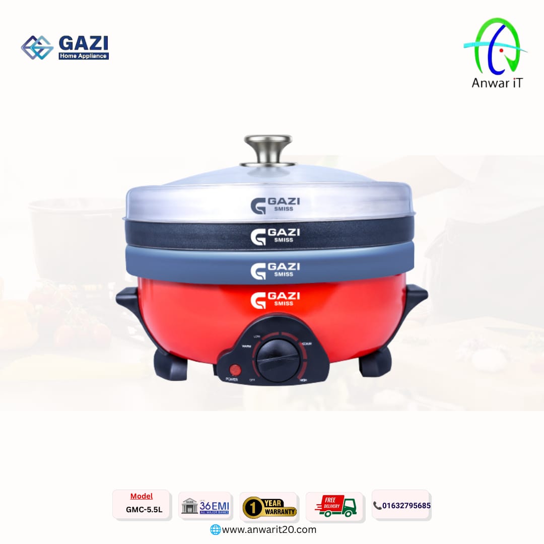 Gazi Smiss GMC-5.5L Smart Multi Cooker | Best Price in Bangladesh